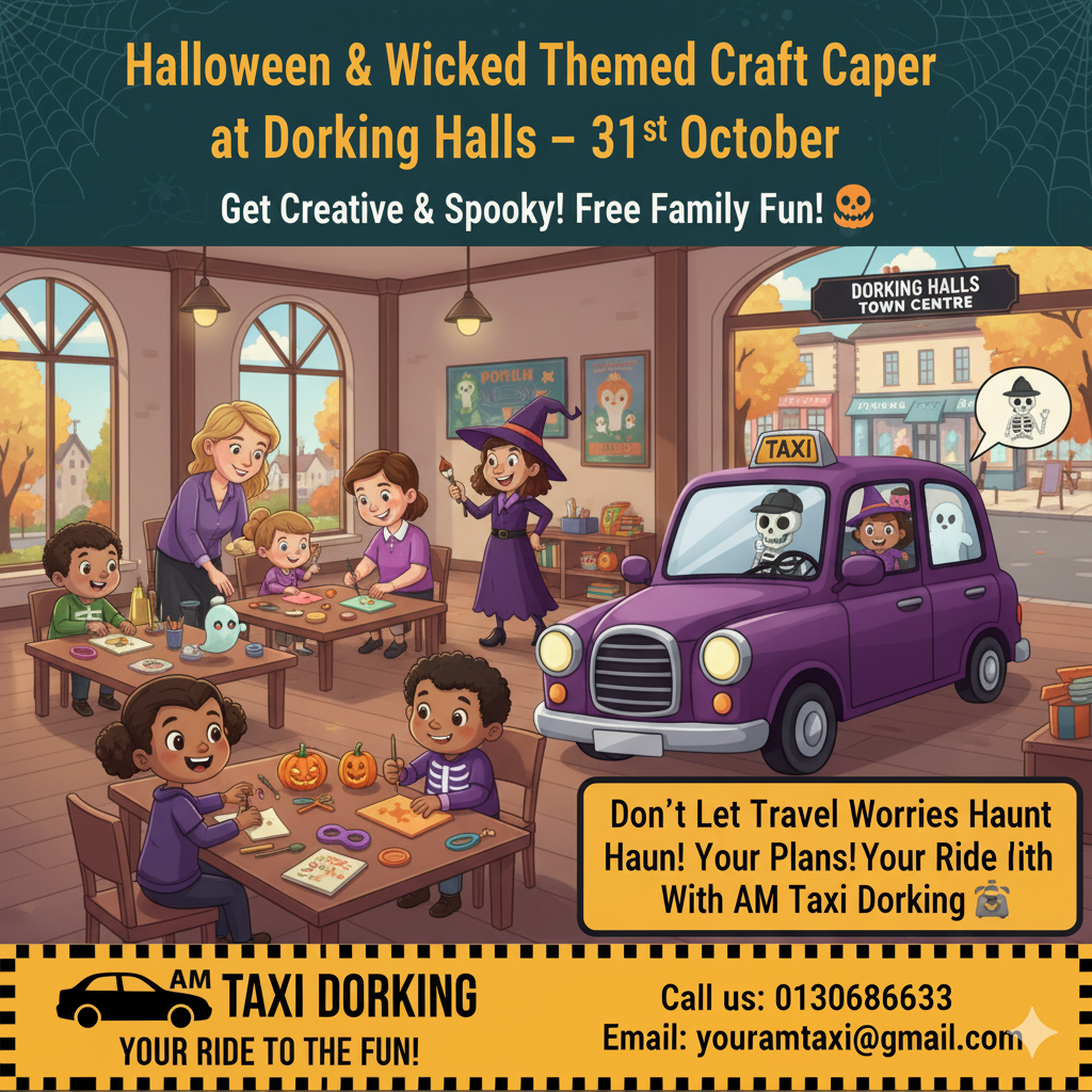 Halloween & Wicked Themed Craft Caper at Dorking Halls