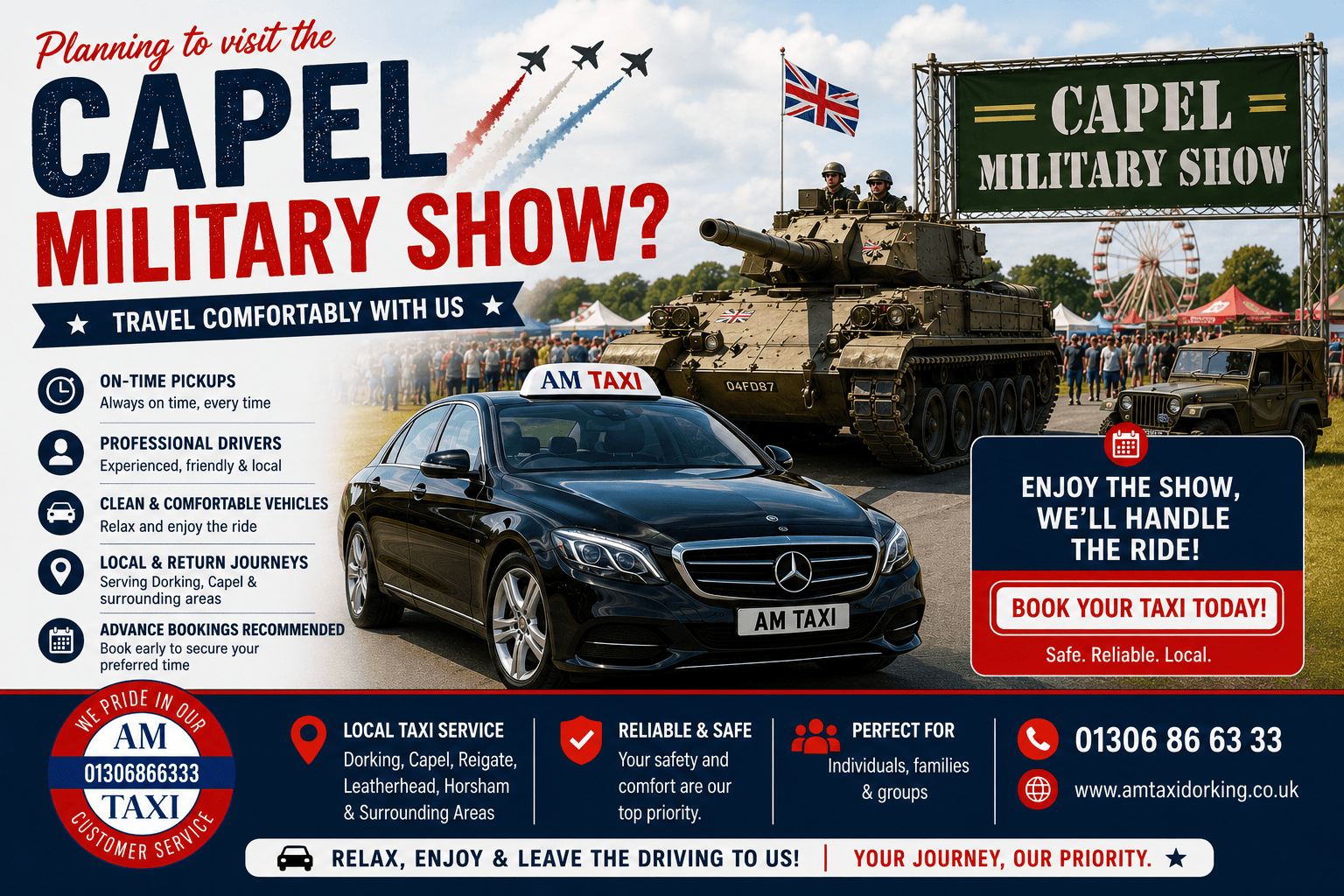 Capel Military Show with AM Taxi.